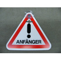 Anfängerschild mit Saugnapf