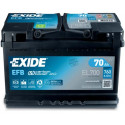 Exide Starterbatterie 12 Volt 70 AH für PKW mit Start/Stop Funktion