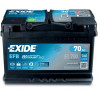 Exide Starterbatterie 12 Volt 70 AH für PKW mit Start/Stop Funktion