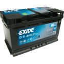 Exide Starterbatterie 12 Volt 80 AH für PKW mit Start/Stop Funktion