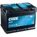 Exide AGM Starterbatterie 12 Volt 70 AH für PKW mit Start/Stop Funktion