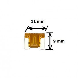 10 Stück Mini LP Flachsicherungen Low Profile weiß 25 Ampere