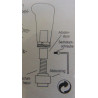 universal Schaltknauf echtes Leder und Carbon